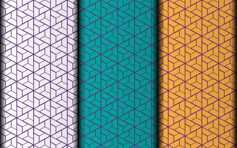 Elemento de design de padrão vetorial geométrico gratuito.