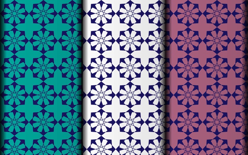 Free vector eps seamless floral  pattern design template.
