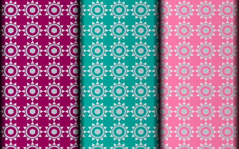 Free vector seamless pattern design template.