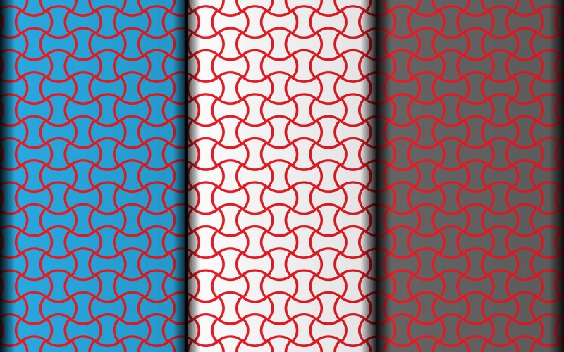 Geometrische vector past patroonontwerp aan.