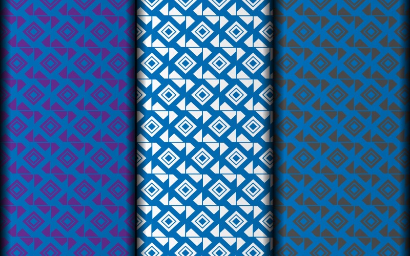 Passen Sie das Design nahtloser Vektormuster vollständig an.