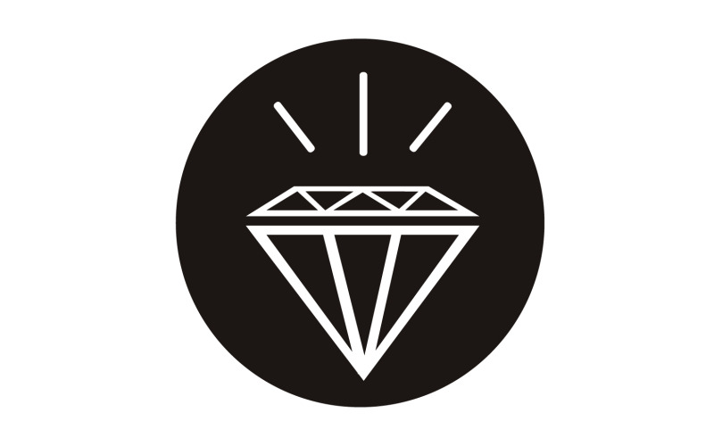 Diamant-Logo-Vektorelement Version v58