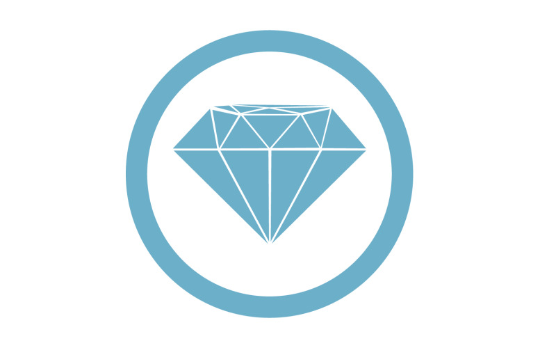 Diamond logo vectorelement versie v20