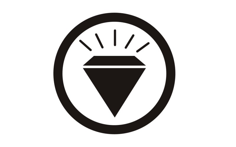 Diamond logo vectorelement versie v28