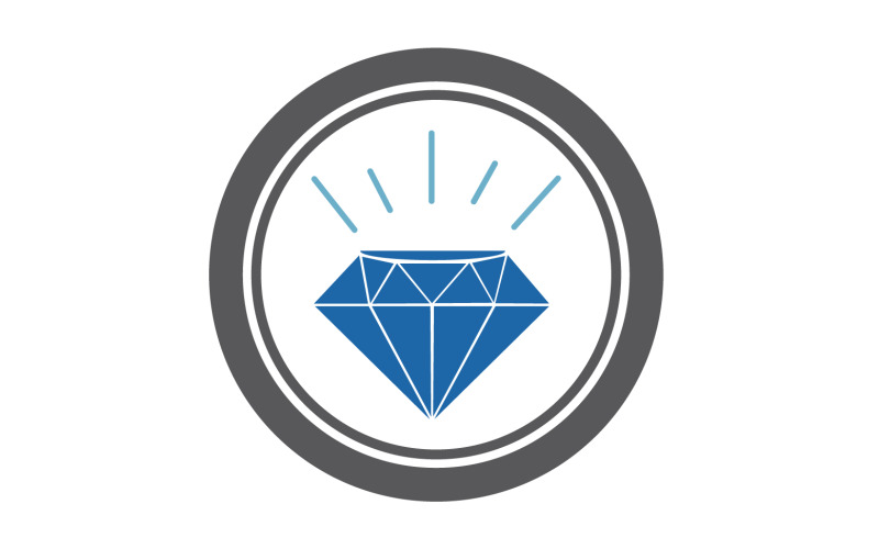 Diamond logo vectorelement versie v39