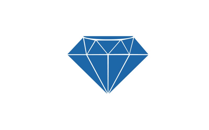 Elmas logosu vektör öğesi sürümü v3
