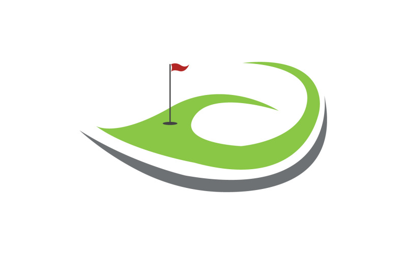 Golfové logo sport vektorová verze v24
