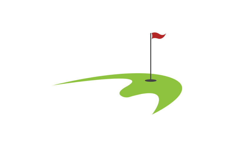 Golf logo sport vettore versione v32