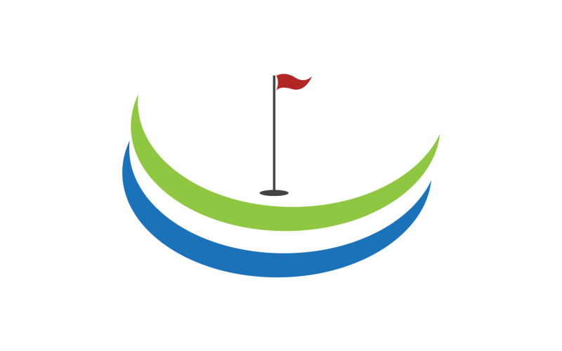 Golf logo sport vettore versione v33