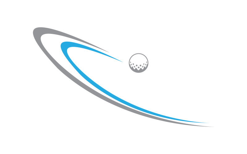 Golf logo sport vettore versione v40