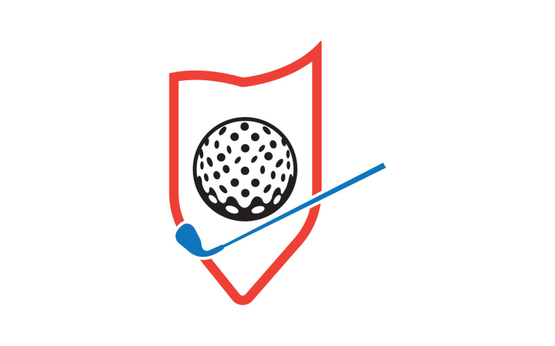 Golf logo sport vettore versione v47