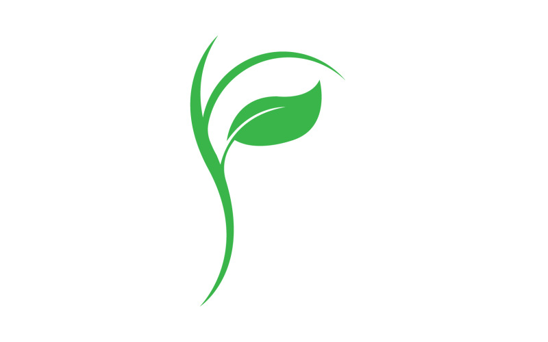 Blad groene ecologie boom element pictogram versie v42