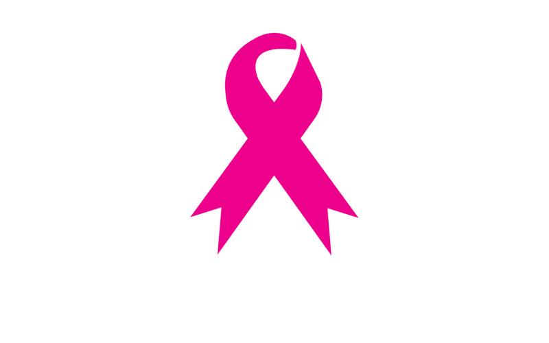 Versão do elemento do logotipo do ícone rosa da fita v58