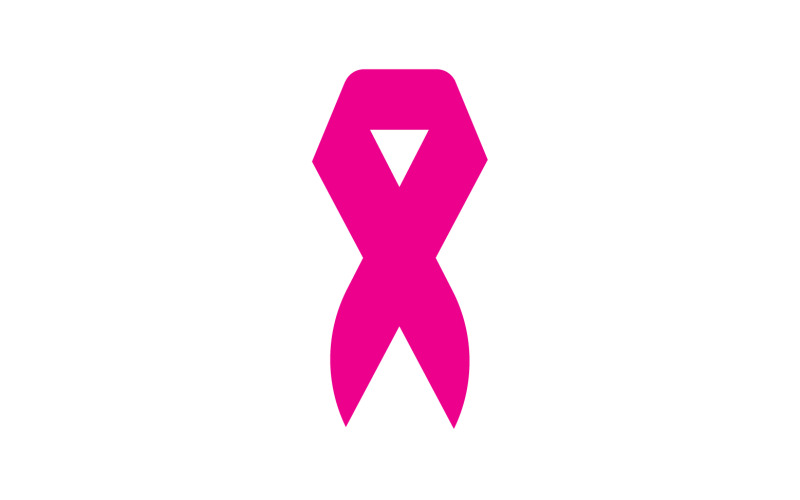 Versão do elemento do logotipo do ícone rosa da fita v8