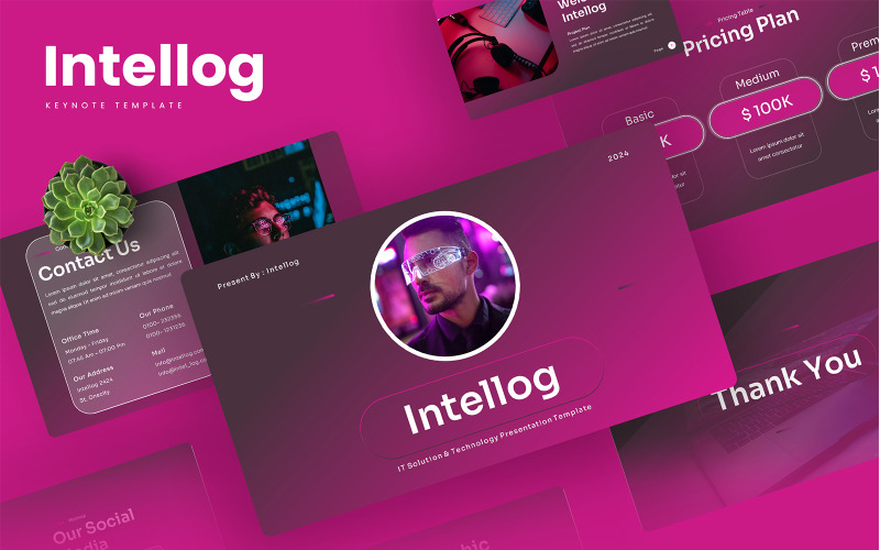 Intellog – Keynote-mall för IT-lösning och teknik