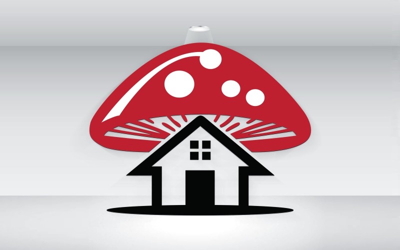Шаблон логотипу Mush Room Real Estate