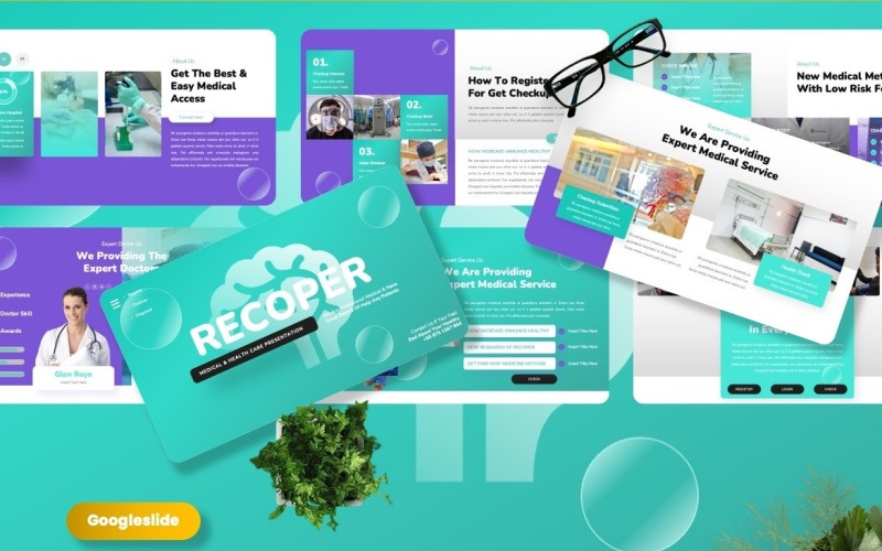 Recoper - Healthcare Googleslide-mall