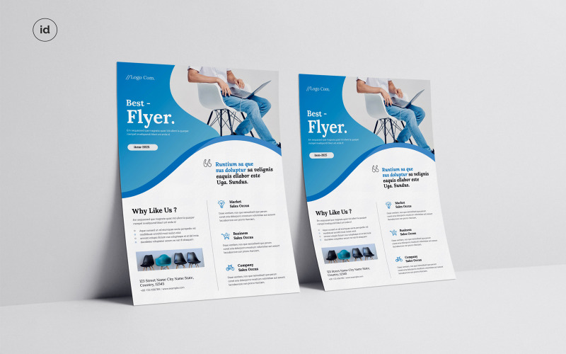 Business-Flyer-InDesign-Vorlage
