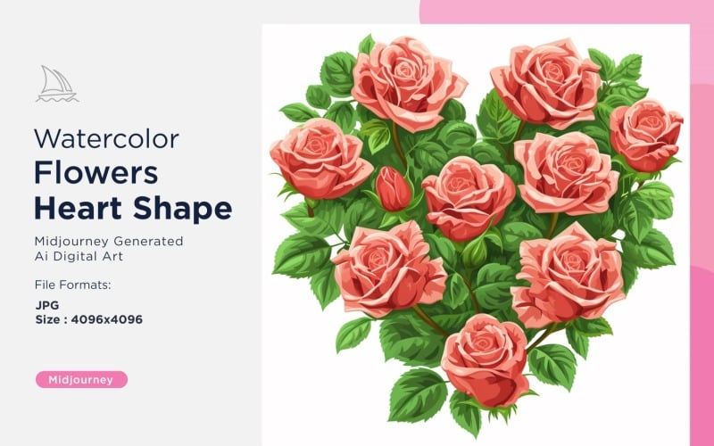 Fleurs en forme de coeur échos affectueux à la résonance de la Saint-Valentin 02