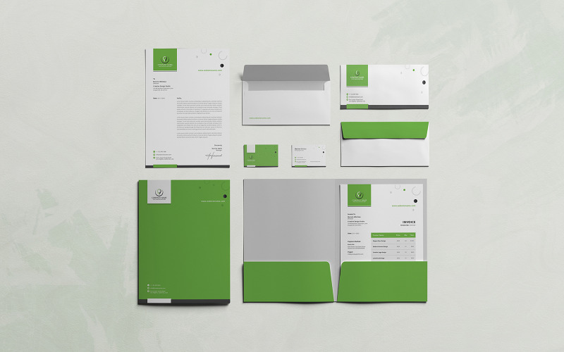 Plantilla de paquete de identidad de marca Canva