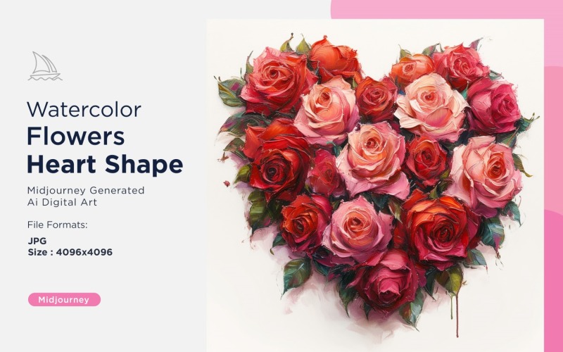 Stacja adoracji kwiatów w kształcie serca Miejsce walentynkowe 04