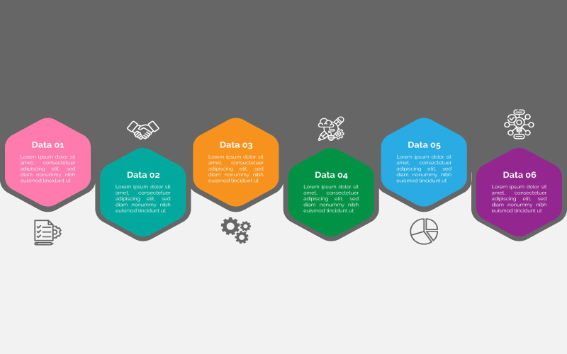 Business concept modern infographic design.