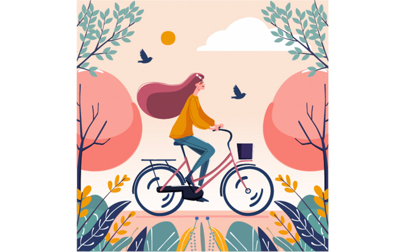 Ilustracja wektorowa Witam marca wiosna tło