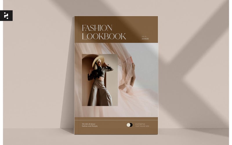 Modèle de lookbook de mode minimal