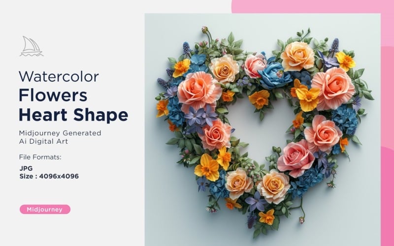 Fiori a forma di cuore Cuori luminosi che celebrano l'amore 06