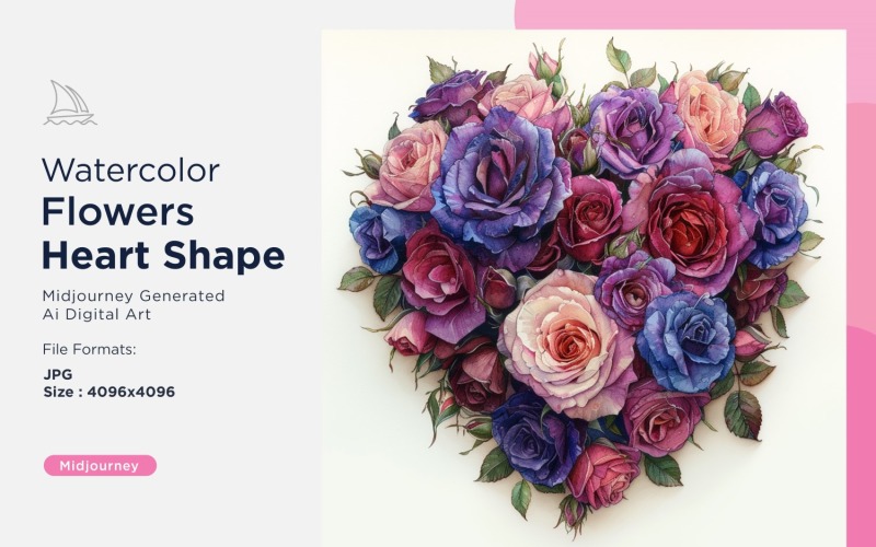 Fleurs en forme de coeur L'étreinte de Cupidon Un délice pour la Saint-Valentin 07