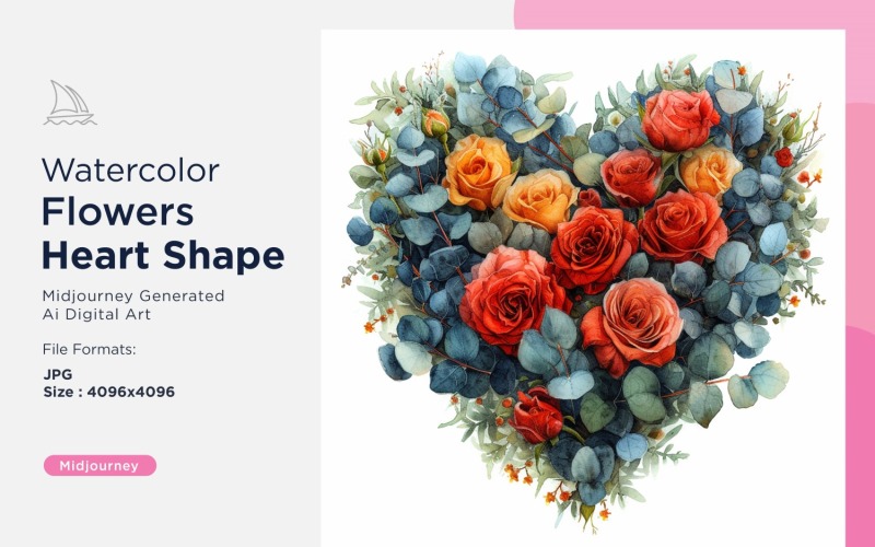 Fleurs en forme de coeur L'étreinte de Cupidon Un délice pour la Saint-Valentin 09