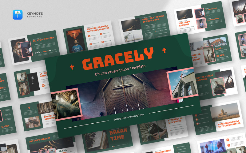Gracely - Modello per keynote della Chiesa