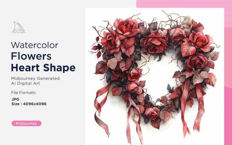 Fleurs en forme de coeur Hearts Aglow célébrant l'amour 12