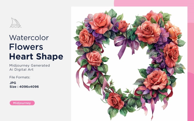 Flores en forma de corazón Amour et Chocolat Una velada de San Valentín 11