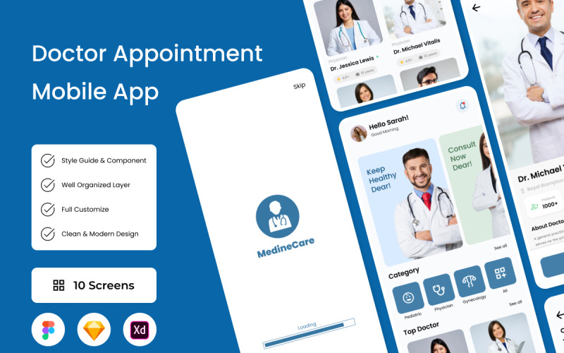 MedineCare - Aplicación móvil para citas con el médico