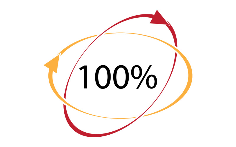 100% 图标符号标志版本 v17