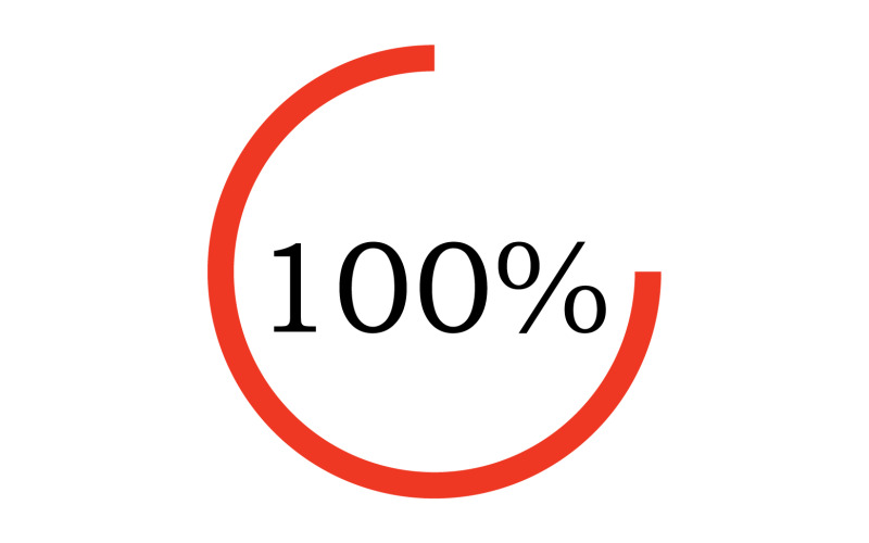 100% 图标符号标志版本 v40
