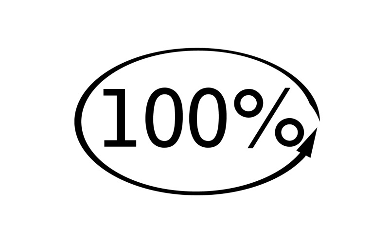Versão do logotipo do símbolo do ícone de 100 pessoas v36