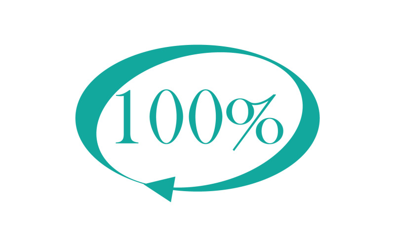Versione logo simbolo icona 100 pers. v57