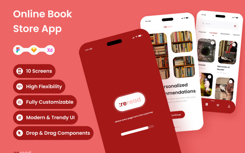 ReRead - App mobile del negozio di libri online