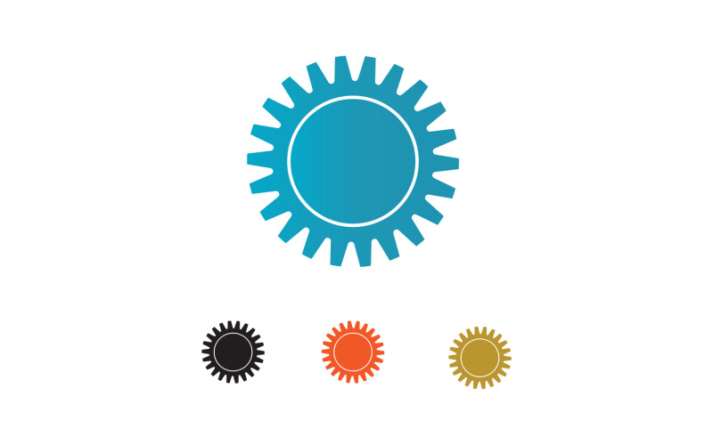 Versnellingsbak logo pictogram sjabloon vector v43