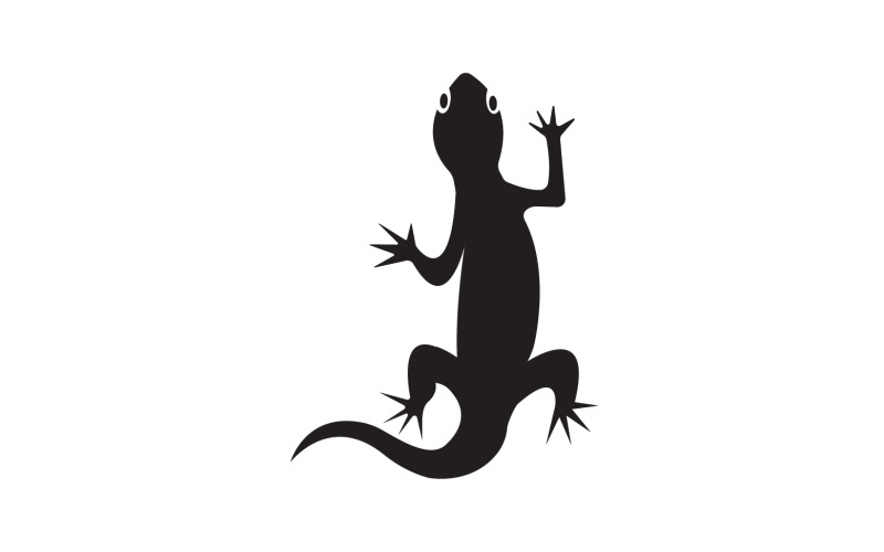 Logo jaszczurki domowej jaszczurki-kameleona v3