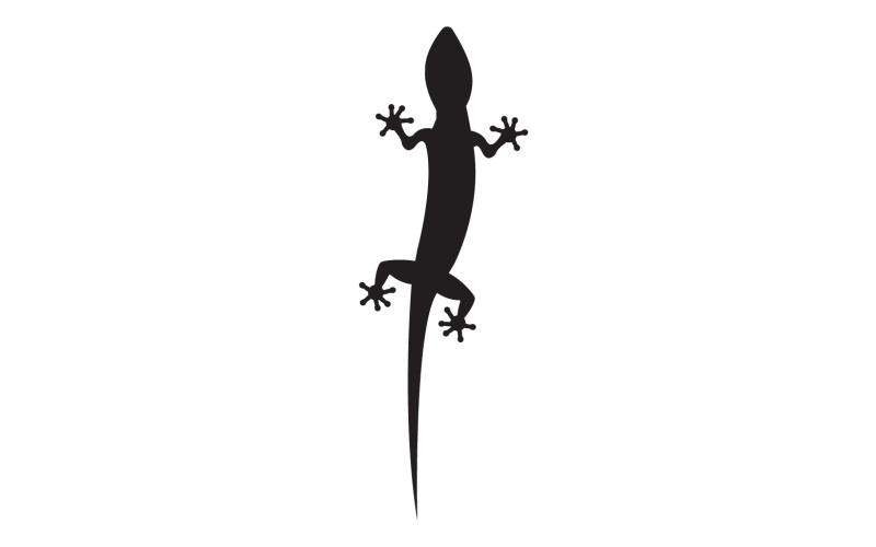Logo jaszczurki domowej jaszczurki-kameleona v61