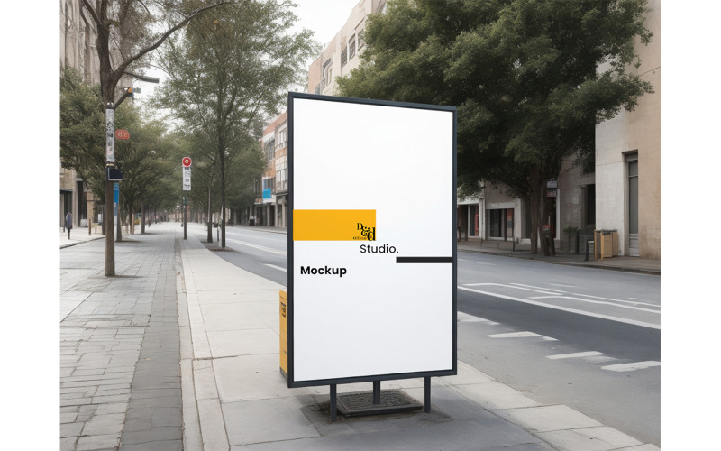 Straataffiche leeg mockup 13