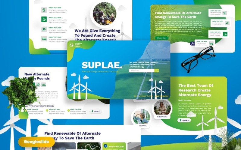 Suplae - Alternate Energy Googleslide Template