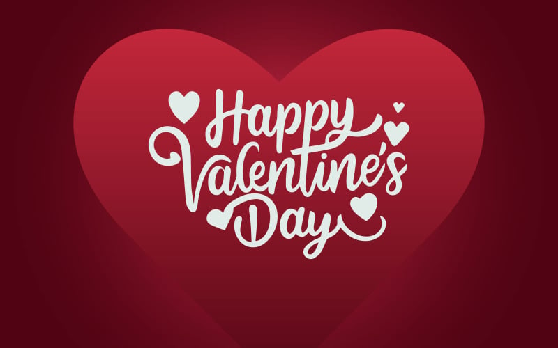 Cartão de feliz dia dos namorados com ilustração de estoque de padrão de corações grátis