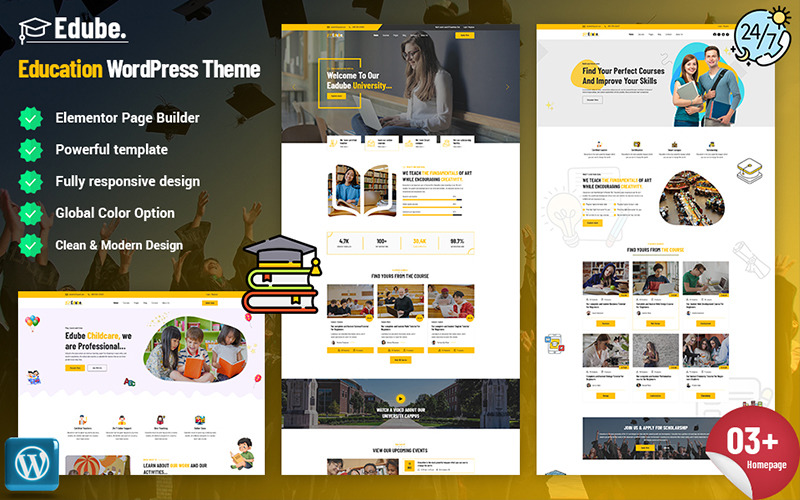 Edube - Eğitim WordPress Teması