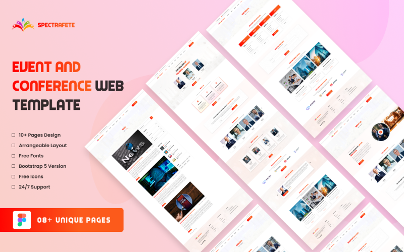 Online Event and Conference Booking Template