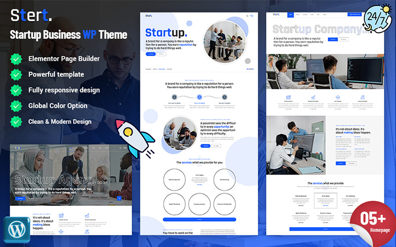 Stert - Startup Business WordPress-thema