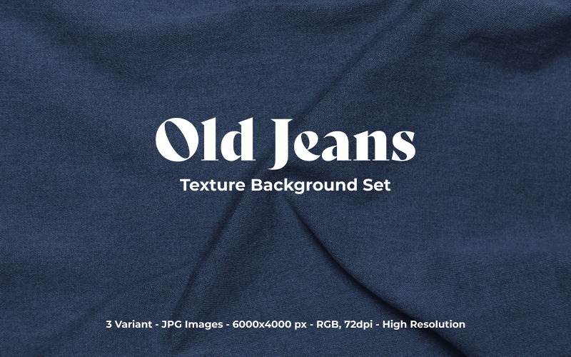 Conjunto de fondo de textura de jeans viejos